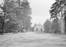 Wheeley's Church and grounds, Person County, North Carolina, 1939. Creator: Dorothea Lange.