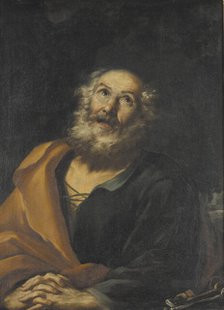 Saint Peter Penitent, 1665-1668. Creator: Girolamo Troppa.