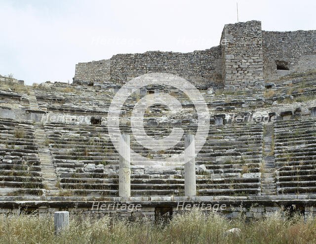 The Theatre: Cavea and orchestra, Miletus, Anatolia, Turkey, 300-133 BC (1999). Creator: Unknown.