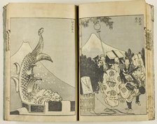 Fugaku hyakkei (100 Views of Mt. Fuji), Japan, v. 1-3 of 3 published, 1834-5 (v. 1-2), c.1849 (v. 3) Creator: Hokusai.