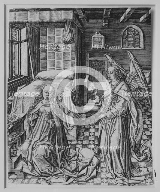 The Annunciation, late 15th century. Creator: Master FVB.