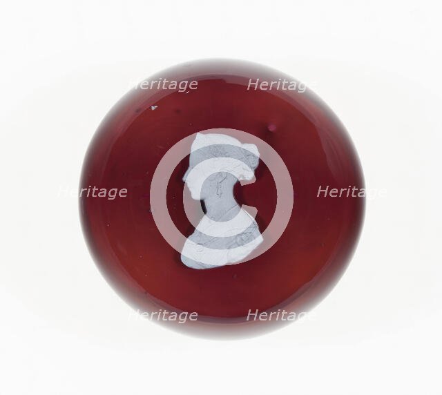 Paperweight, Clichy, Mid 19th century. Creator: Clichy Glassworks.