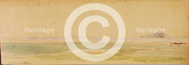 Plains of Carthage, 1854. Creator: Miner Kilbourne Kellogg.