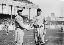 Smokey Joe Wood, Boston AL, & Jeff Tesreau, New York NL (baseball), 1912. Creator: Bain News Service.