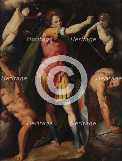 Saint Michael the Archangel, 1605-1609. Creator: Crespi, Giovanni Battista (1573-1632).