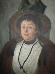 Anna Hofman-Uddgren (1868-1947), late 19th-early 20th century. Creator: Aron Gerle.
