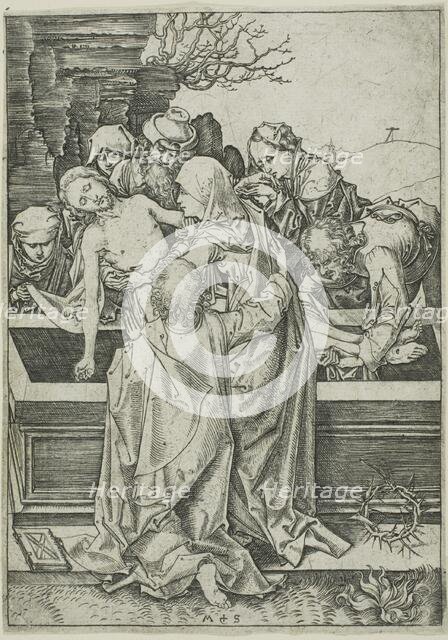 The Entombment, from The Passion, n.d. Creator: Martin Schongauer.