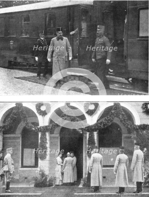''Francois-Ferdinand etait venu en Bosnie pour y proceder a une inspection militaire', 1914. Creator: Walter Tausch.