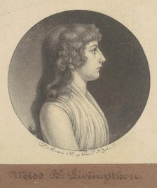 Elizabeth Livingston, 1797. Creator: Charles Balthazar Julien Févret de Saint-Mémin.