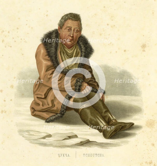 Chukchi Man, 1856. Creator: Ivan Dem'ianovich Bulychev.