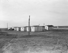 Farm Security Administration (FSA) temporary camp for migrants, Gridley, California, 1939 Creator: Dorothea Lange.