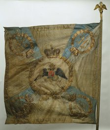 Banner of the Semenovsky Life-Guards Regiment, after 1825. Artist: Flags, Banners and Standards  