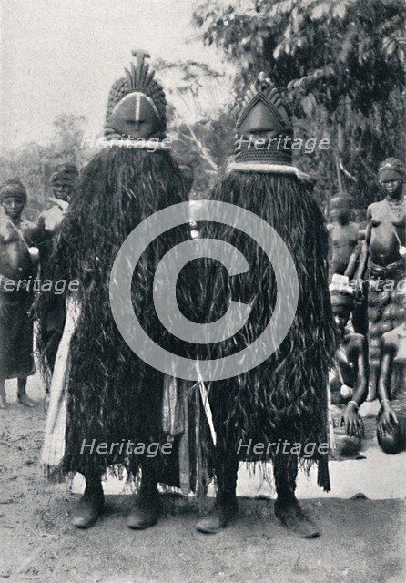 Bundu 'devil dancers', Sierra Leone, 1912. Artist: Cecil H Firmin.