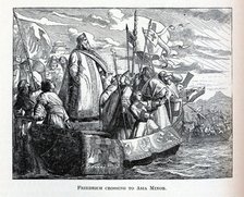 Friedrich crossing to Asia Minor, 1882. Artist: Anonymous  