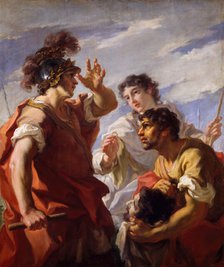 Caesar Before Alexandria, 1724-25.  Creator: Giovanni Antonio Pellegrini.