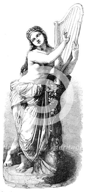 "Erin", by J. Bell, executed in Terra Cotta by Blashfield, 1857. Creator: Unknown.