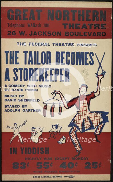 The Tailor Becomes a Storekeeper, Chicago, 1938. Creator: Unknown.