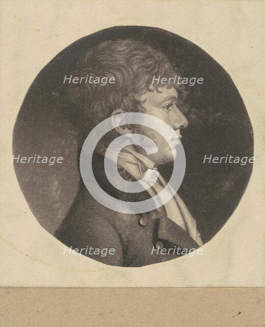 Unidentified Man, 1798-1803. Creator: Charles Balthazar Julien Févret de Saint-Mémin.