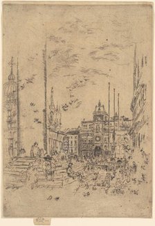 The Piazzetta, 1879-1880. Creator: James Abbott McNeill Whistler.