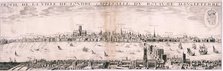 View of London from the south, 1643. Artist: Hugue Picart