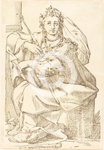 Sibylla Phrygia, 1625. Creator: Jacques Stella.