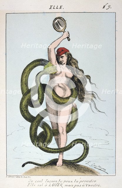 'Elle' 1871.  Artist: Anon