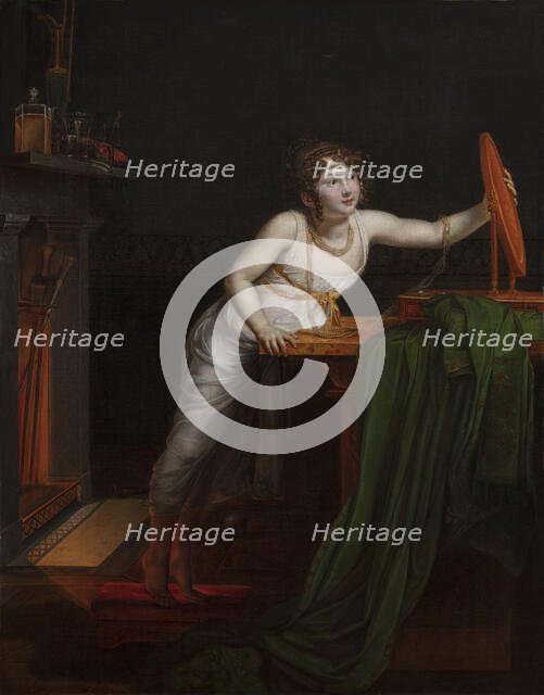 Le premier sentiment de coquetterie (The First Sense of Coquetry), c1804. Creator: Auzou, Pauline (1775-1835).
