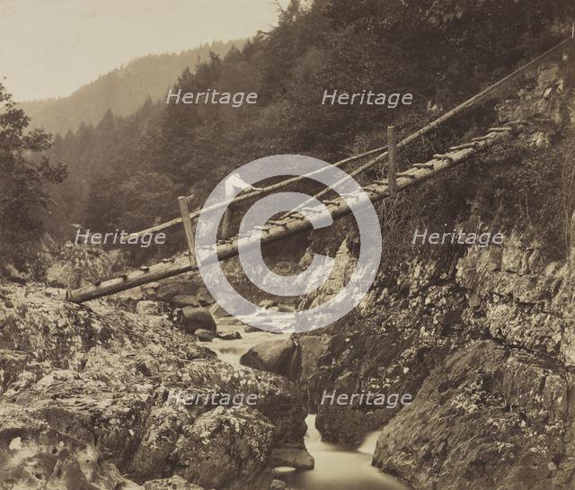 The Miners Bridge, on the Llugwy, North Wales, 1857. Creator: Roger Fenton (British, 1819-1869).