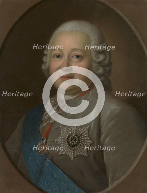 Portrait of General Count Nikita Ivanovich Panin (1718-1783), 1770s. Creator: Rokotov, Fyodor Stepanovich (1735-1808).