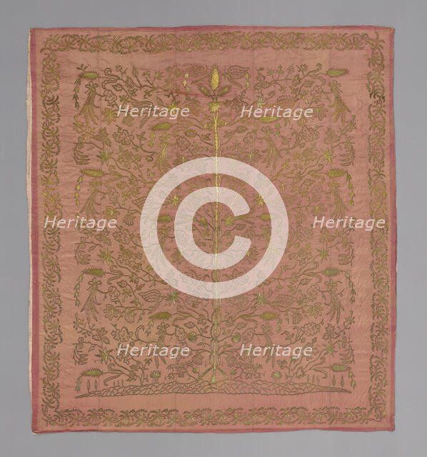 Bridal Bedcover, Turkey, c.  1877. Creator: Unknown.