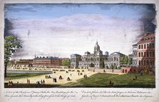 St James's Park and Horse Guards, Westminster, London, 1752(?). Artist: T Loveday