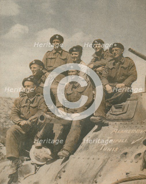 'Victors of the Mareth Line', 1943. Artist: Unknown.