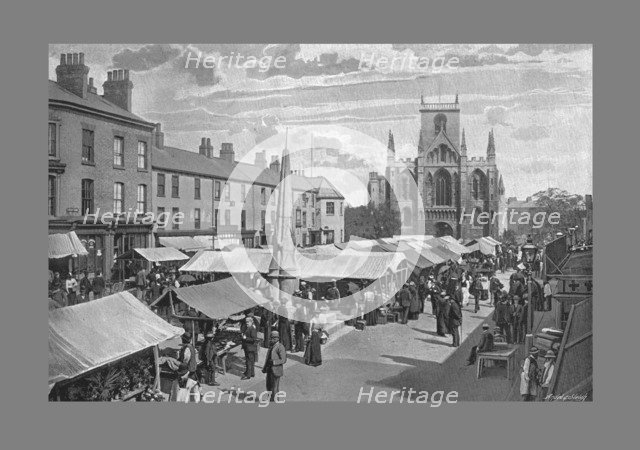 Market Place, Selby, c1900 . Artist: Poulton & Co.