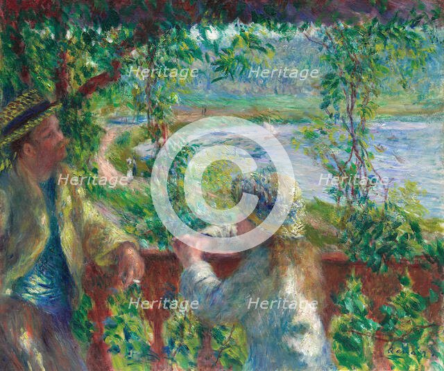 Near the Lake, 1879/80. Creator: Pierre-Auguste Renoir.
