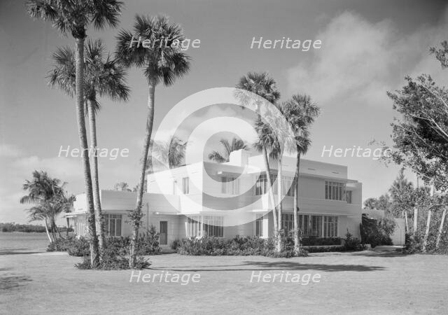 Charles S. Payson, residence in Hobe Sound, Florida, 1940. Creator: Gottscho-Schleisner, Inc.