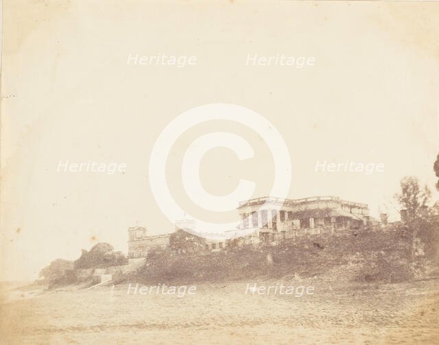 Imambara and Collectors House on the Ganges, Hooghly, 1850s. Creator: Unknown.