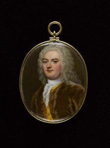Portrait of a man, between 1725 and 1750. Creator: English School.