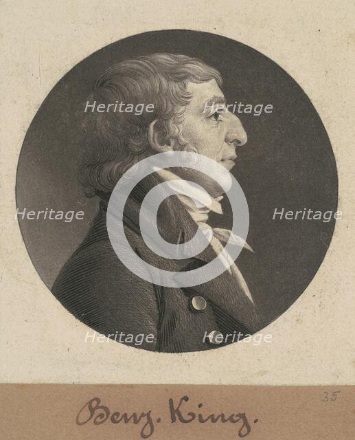 Benjamin King, 1806. Creator: Charles Balthazar Julien Févret de Saint-Mémin.