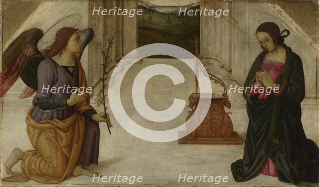 The Annunciation, Late 15th cen.. Artist: Giannicola di Paolo (c. 1478-1544)