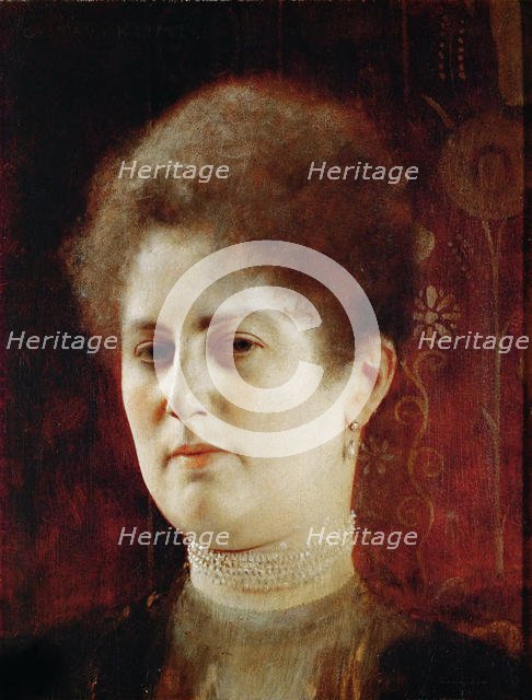 Portrait of a woman , 1894. Creator: Klimt, Gustav (1862-1918).