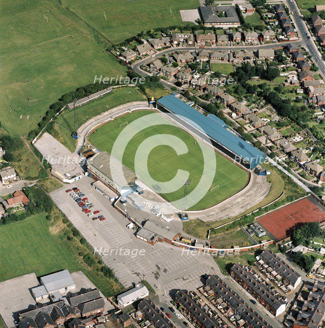 Springfield Park, Wigan, Greater Manchester, 1992. Creator: Aerofilms.