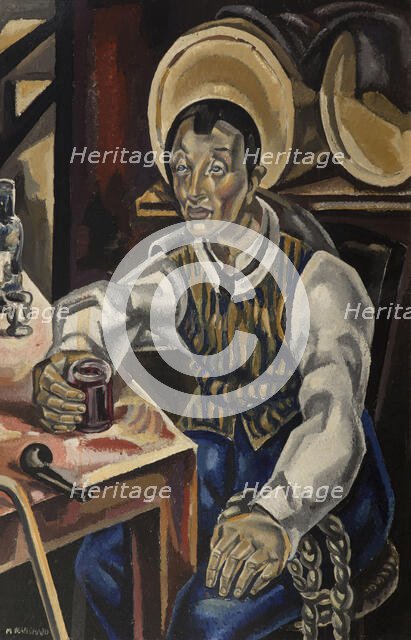 The Drunkard, 1923. Creator: Blanchard, María (1881-1932).