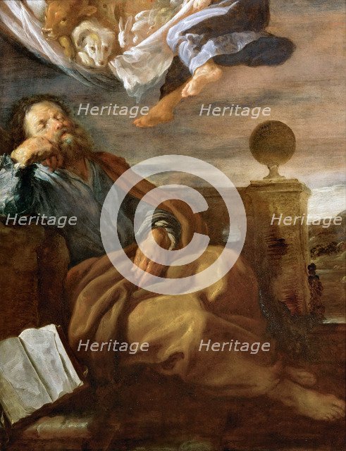 Peter's vision of a sheet with animals.