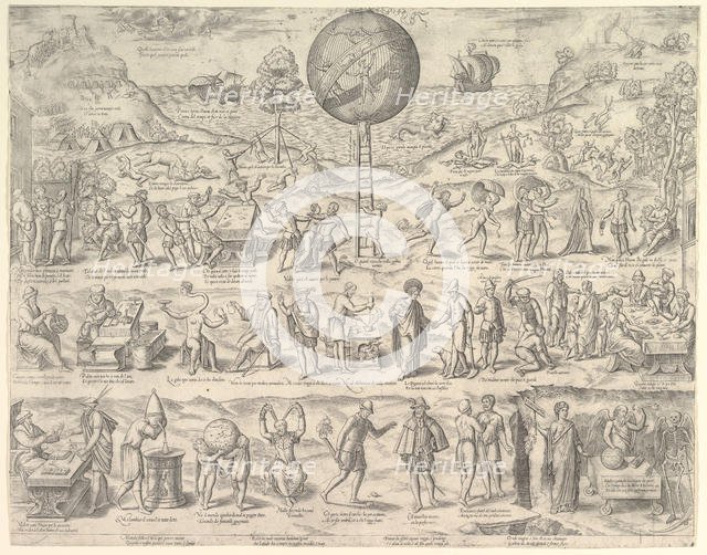 The World, Cage of Fools, 16th century. Creator: Unknown.