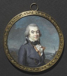 Portrait of a Man in a Landscape, c. 1795. Creator: Marie Gabrielle Capet (French, 1761-1818).