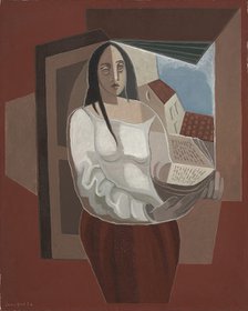 La liseuse, 1926. Artist: Gris, Juan (1887-1927)