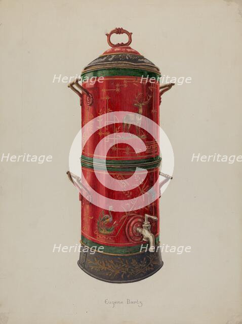 Portable Crock Filter, c. 1938. Creator: Eugene Bartz.