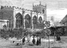 Shakspeare's Garden and the Old Guild Chapel, Stratford-on-Avon, 1862. Creator: Unknown.
