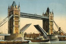 Tower Bridge, London, c1910. Creator: Unknown.