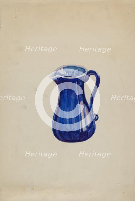 Pitcher, c. 1936. Creator: Ella Josephine Sterling.